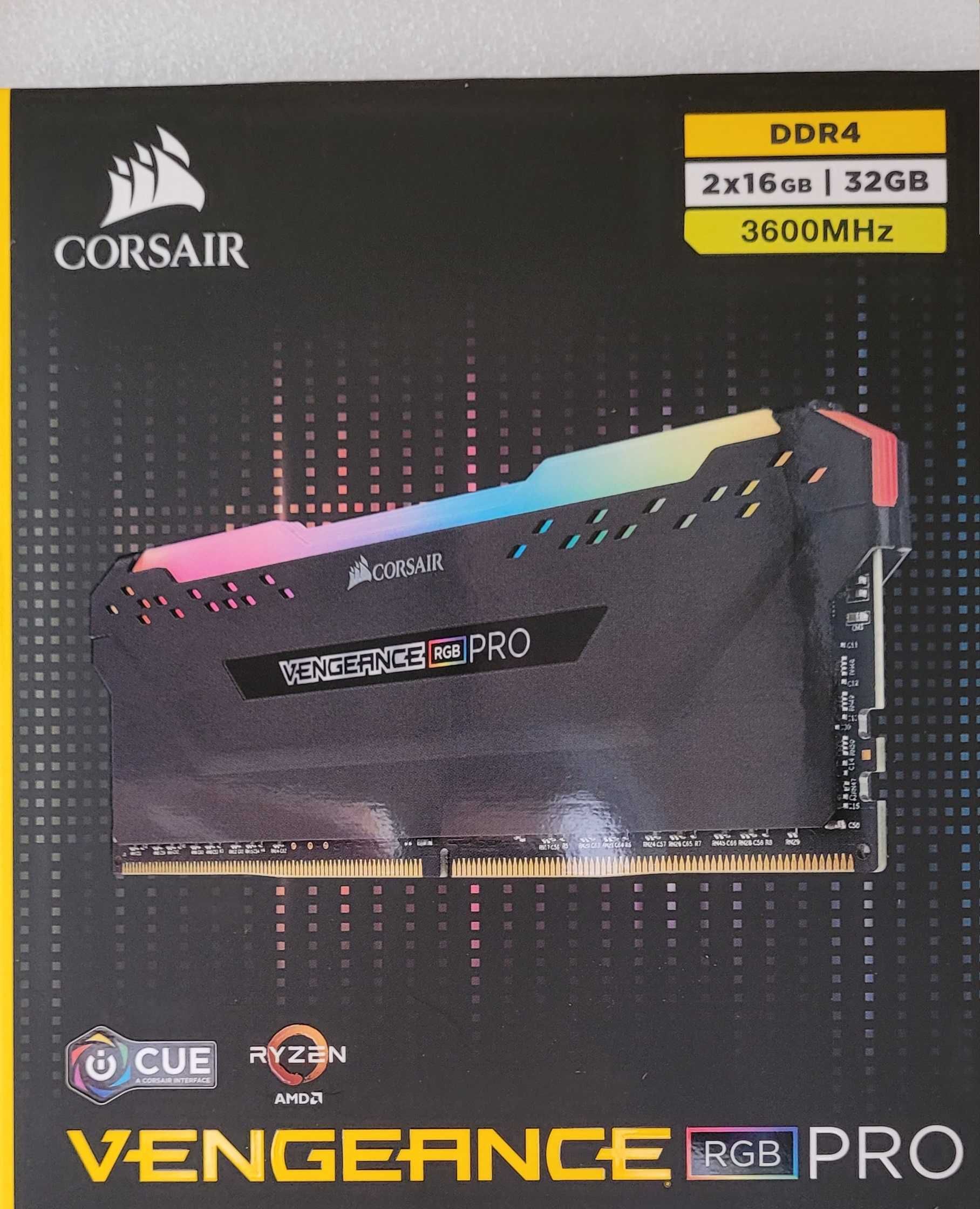 Corsair VENGEANCE RGB PRO 32GB (2x16GB) DDR4 3600MHz , noi