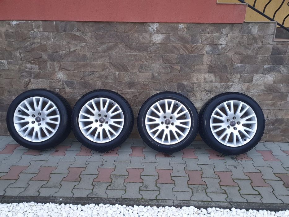 Jante originale Audi A6 ,cauciucuri de iarna 225/50/R17