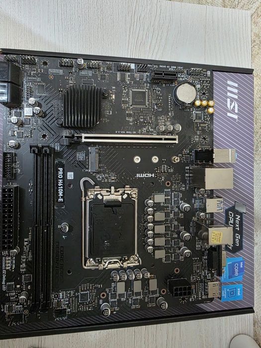 Плата h610 m -e Pro