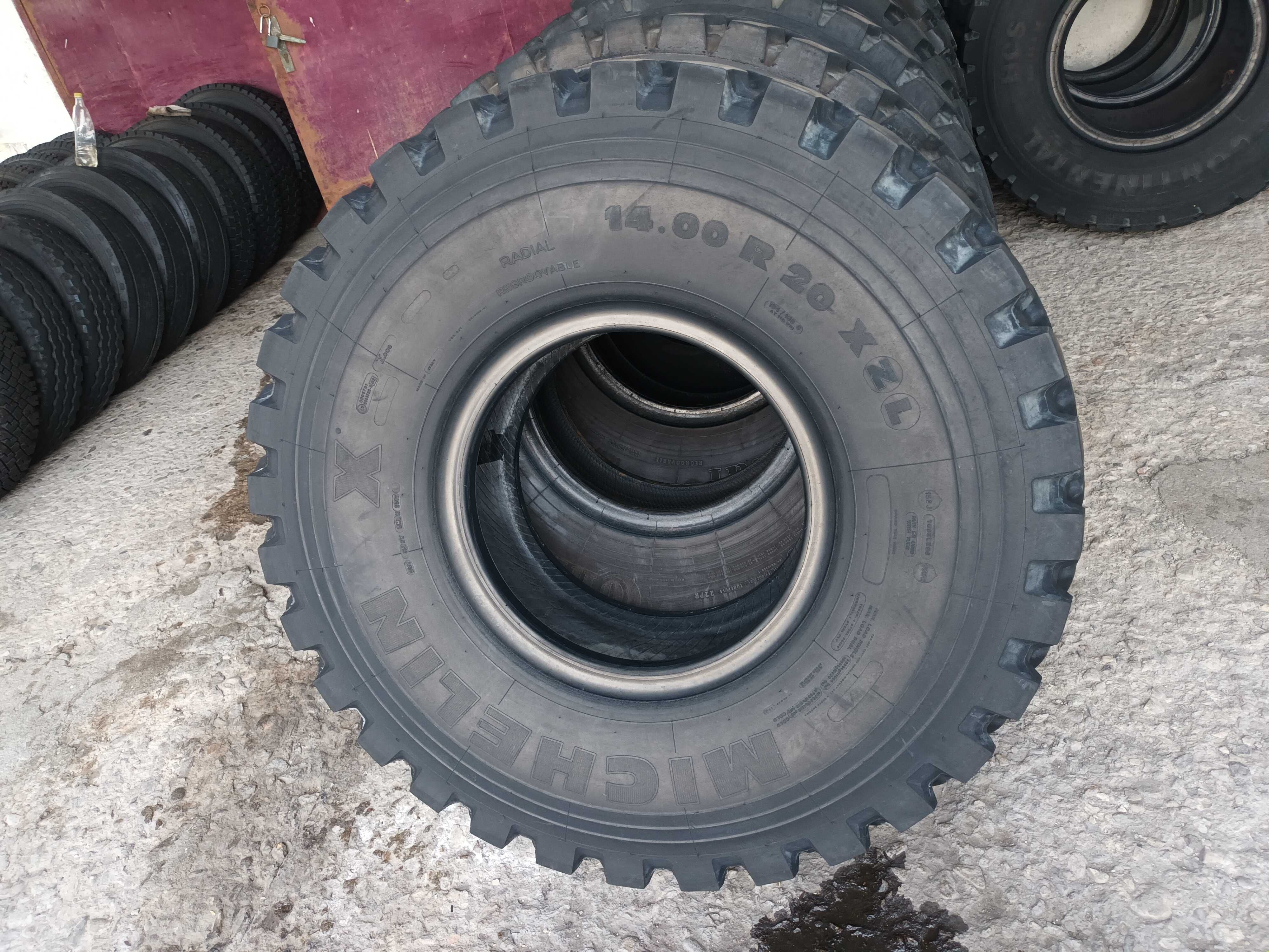 1 Тежкотоварна гума 14.00R20 Michelin XZL 164/160G 156J 22PR TL TT