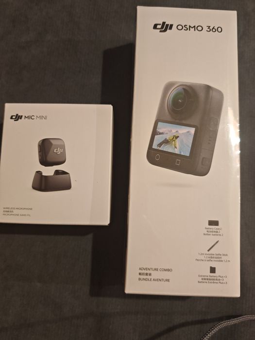 Dji osmo 360 adventure combo + dji mic mini