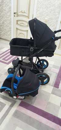 Детская коляска трансформер,3в1 кресло в машину и люлька