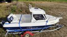 Barcă PilotHouse Ultramar 2010-Motor Yamaha 70-Peridoc 1300 kg