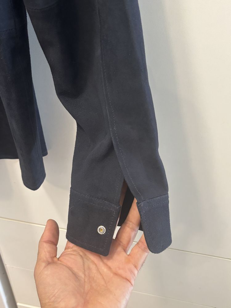 Кожена риза/яке Seleced Homme. Носена 3часа!