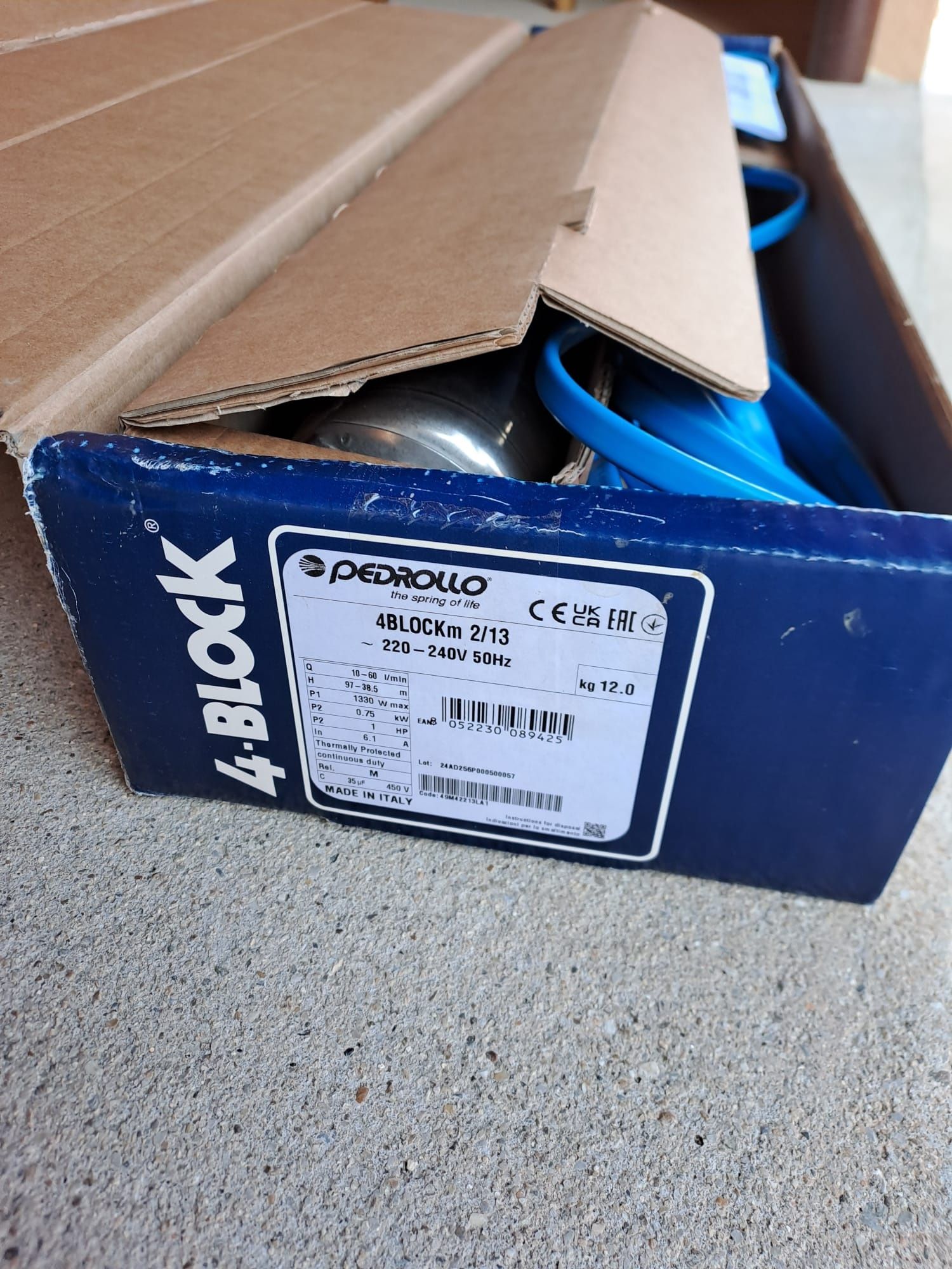 Vand pompa Pedrollo 4block 2/13 noua