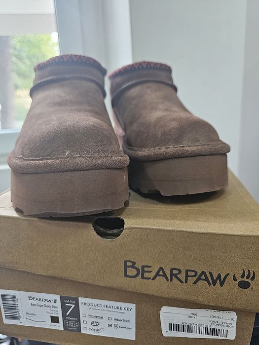 Ghete din piele intoarsa tip Ugg BEARPAW 38