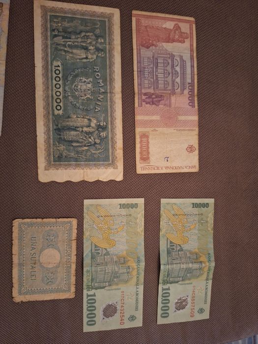 Vând lot de bancnote România