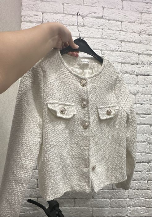 Твидовый пиджак за 5000к размер M