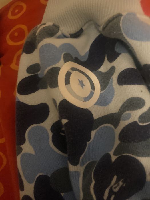 Hanorac Bape roz albastru