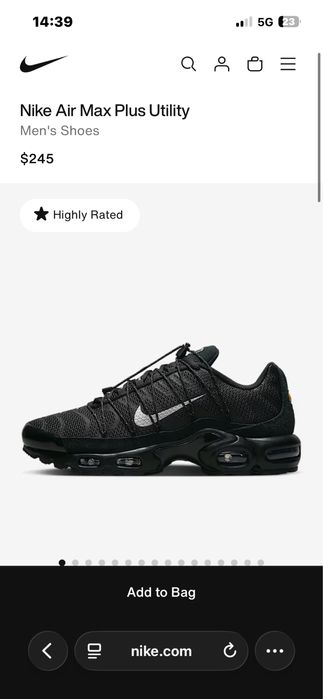 Nike tn utility black
