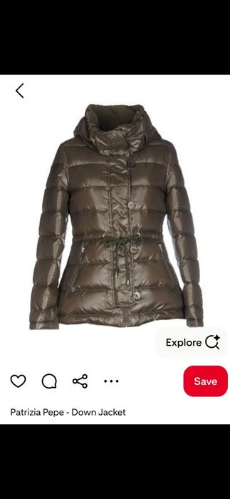 Двулицево пухено яке Patrizia Pepe, размер Л/ХЛ