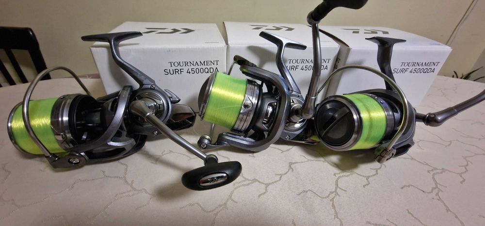 3-броя DAIWA Tournament SURF 4500 QDA