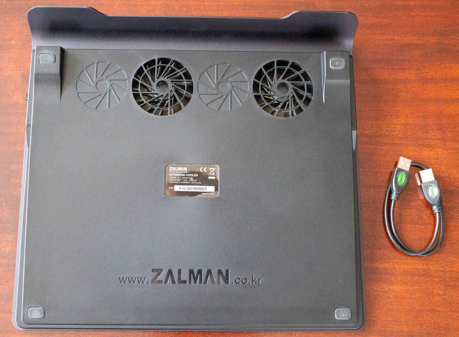 2024-01-06 Охлаждаща поставка (охладител) за лаптоп Zalman ZM-NC1000