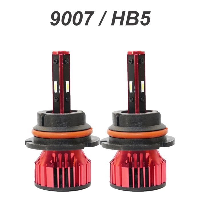 Led Крушки 4 диода H1 H7 H8 H11 9007 H3 H16 HB3 HB4 9004 ЛЕД