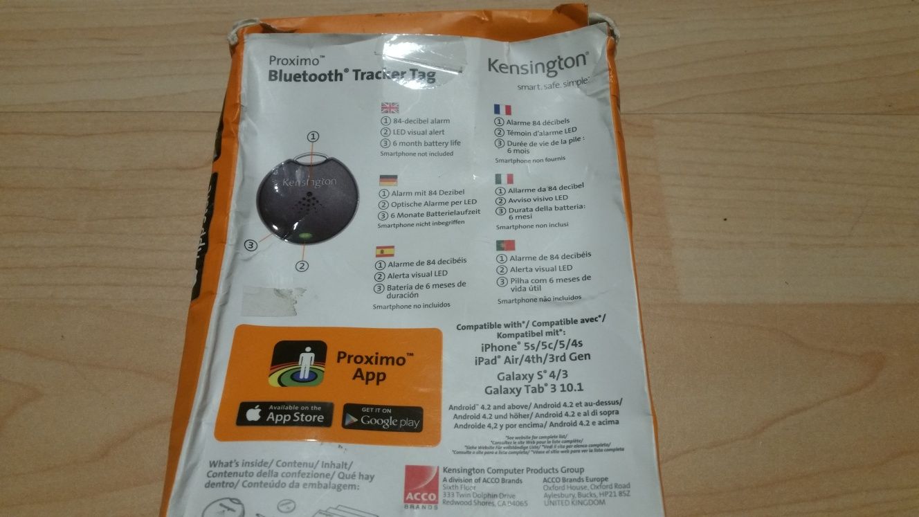 НОВО!Блутут тракер/Bluetooth Tracker Kensington