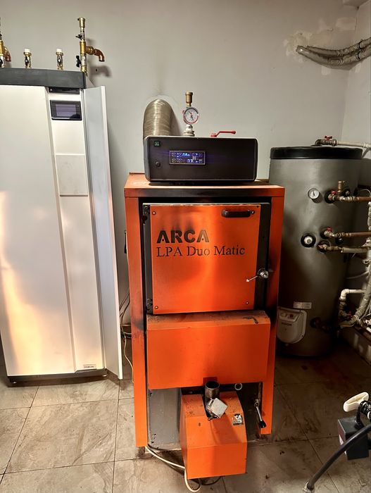 Cazan mixt lemn/pelet ARCA LPA DUO MATIC 45R