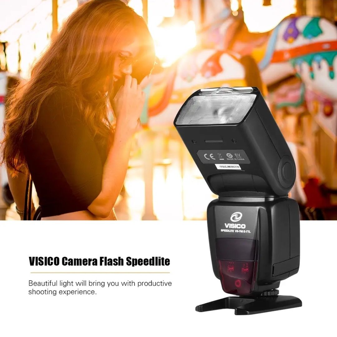 Беспроводная вспышка Speedlite VISICO VS-765 2,4G для Canon