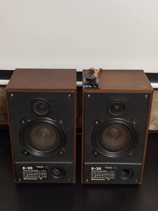 Продаю колонки Radiotehnika S-30 с Bluetooth усилителем.