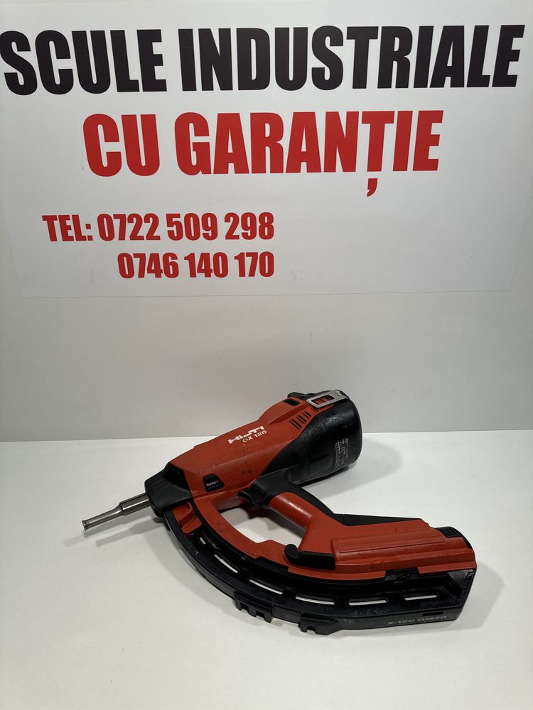 Hilti GX 120 pistol batut cuie beton fier structuri metalice rigips