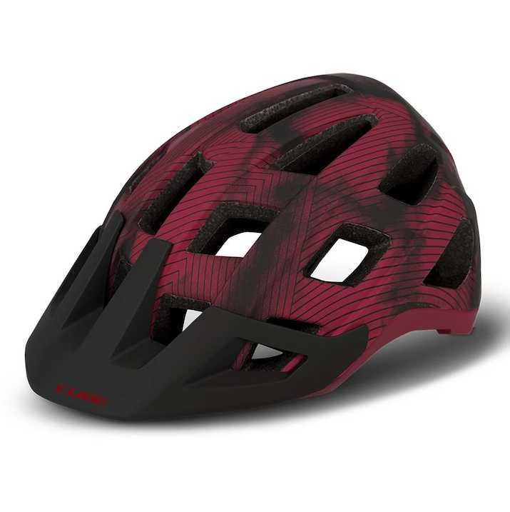 Casca bicicleta ciclism MTB Cube Helmet Badger red marimea S 52-56