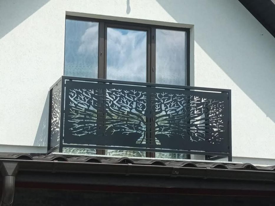 Balustrada din tablă decupata