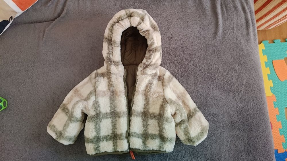 Ново зимно яке Noppies 68 размер с две лица