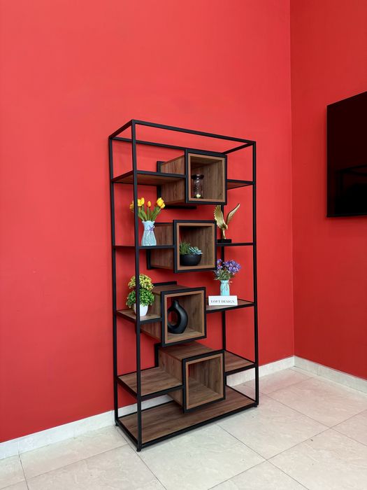 Стеллаж Zavoddan brinchi qo’ldan Loft shkaf va stellajlar ofis Офисный