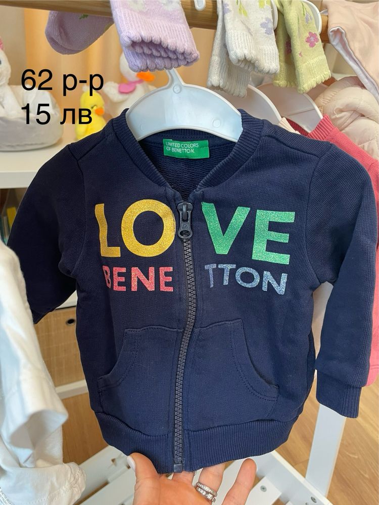 Дрешки benetton размер 62 , 68  и 74