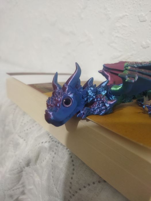 3D принтирано драконче с крила