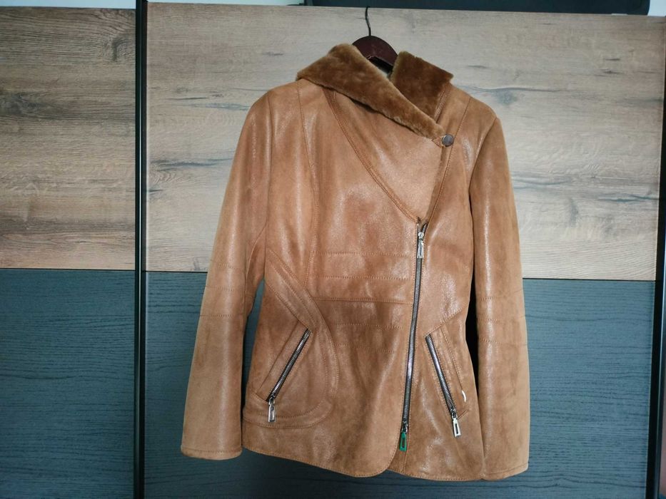 Зимно яке/кожух от агнешка кожа