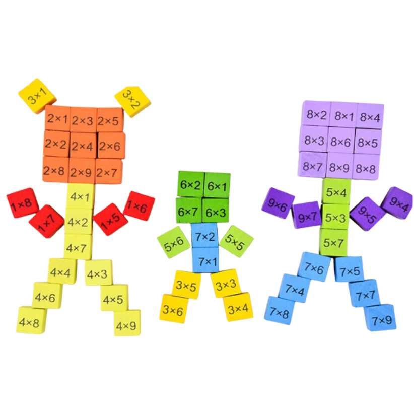 Tabla inmultirii, Joc educativ din lemn cu operatiuni matematice