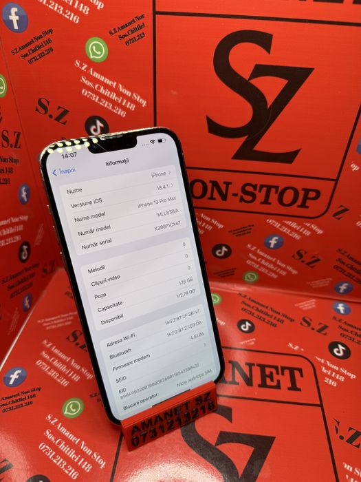 Iphone 13 Pro Max Amanet SZ Non Stop
