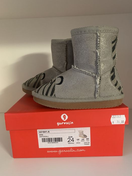 Зимни Ботуши за момиченце Garvalin Zebra 24 номер