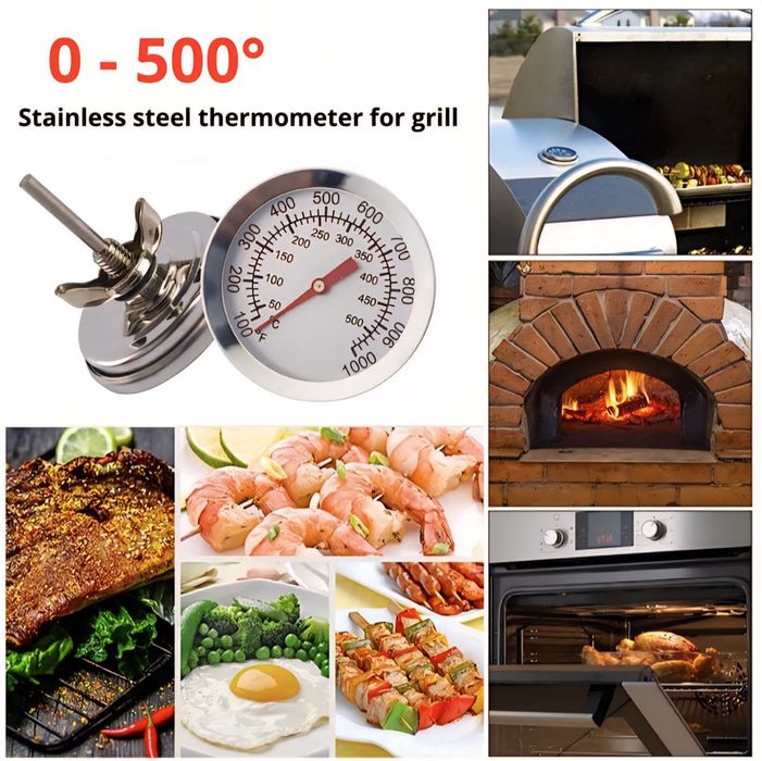 Манометр Термометр для духовки*барбекю*грилл*мангал