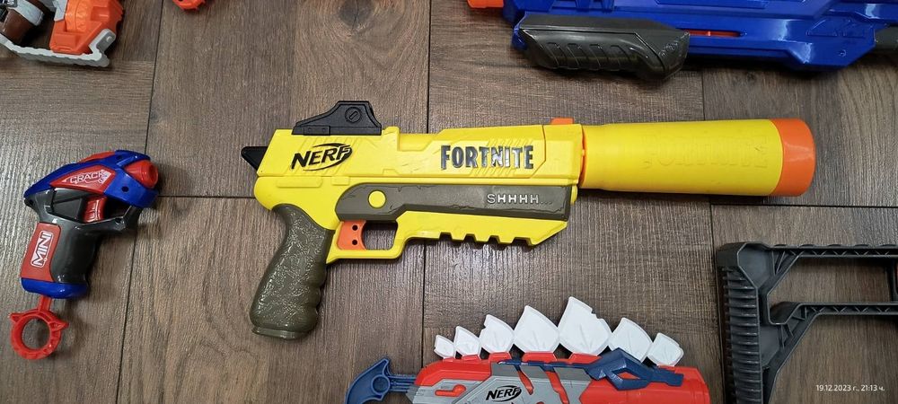 NERF.       пушки