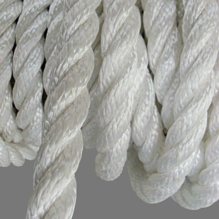 Канат полипропиленовый тросовой свивки 3-х прядный 8 мм (ППТ)
