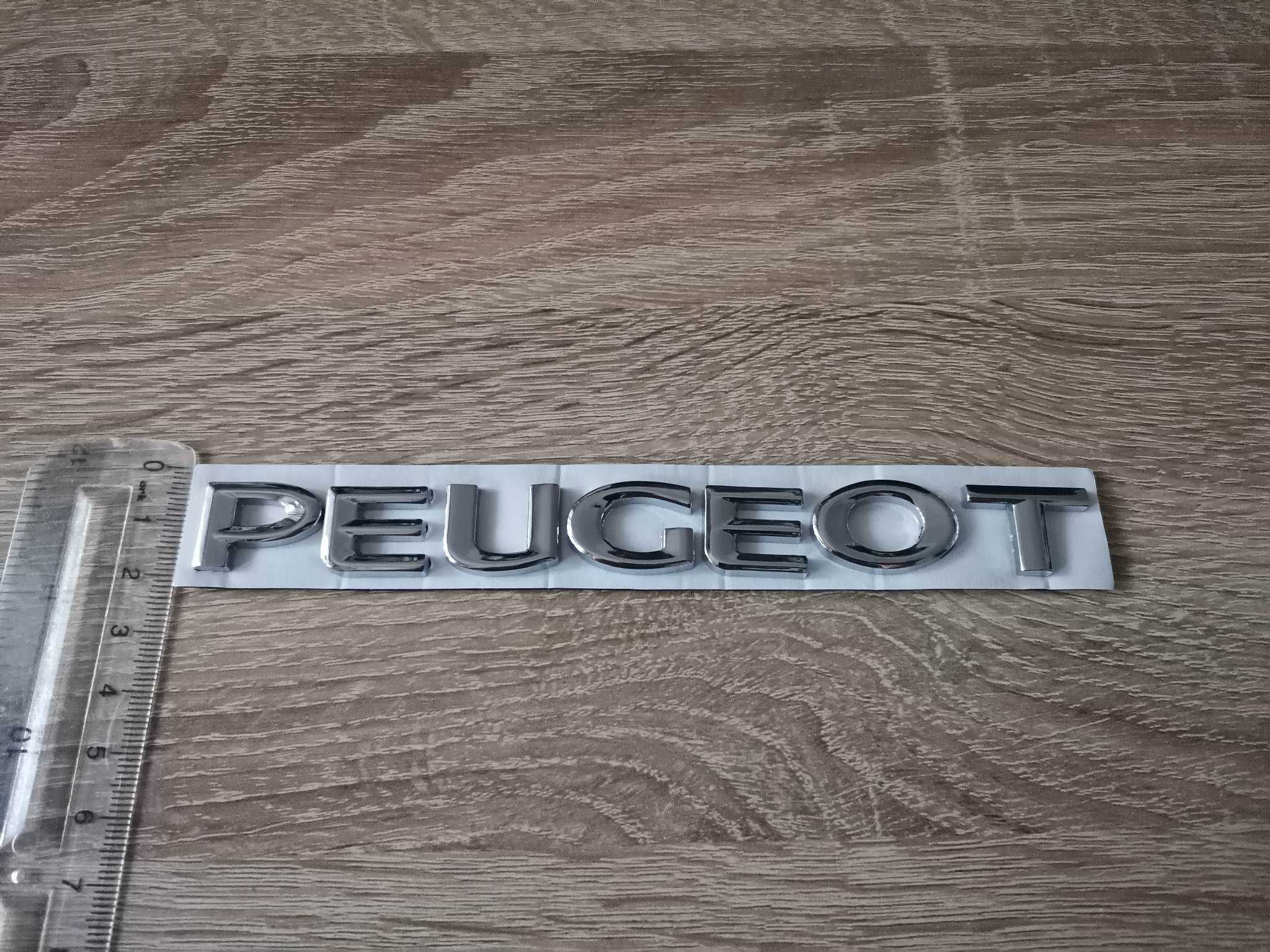 Емблема надпис лого Пежо Peugeot нов стил