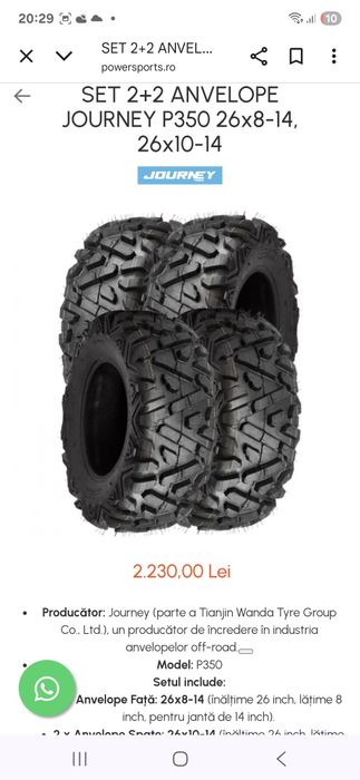 CF Moto 450L 4x4 din 2020 Numere NEGRE