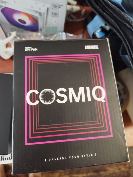 Set ventilatoare tip Lianli Unifan Negre 3x 120mm ,daisy chain,ca noi