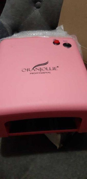 Lampa UV pentru oja gel roz cu timer