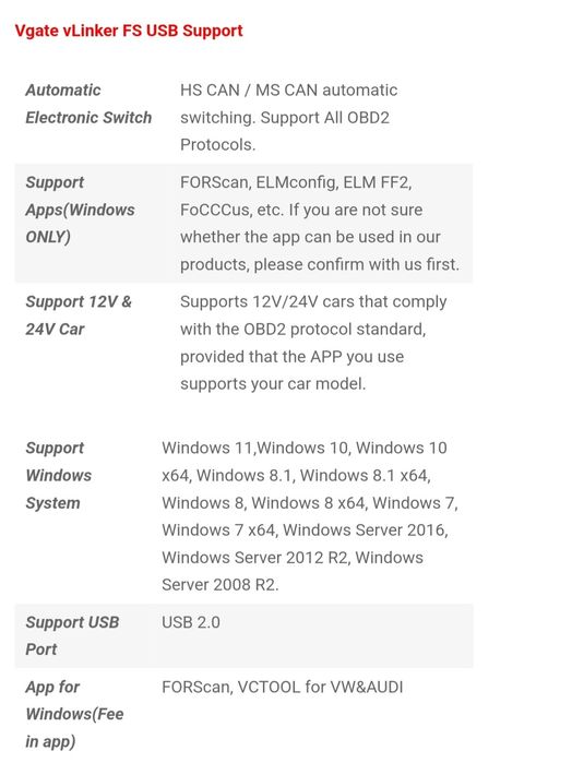 Scaner Diagnoza auto Vgate FS ELM 327 Forscan MultiEcu Bimmerl