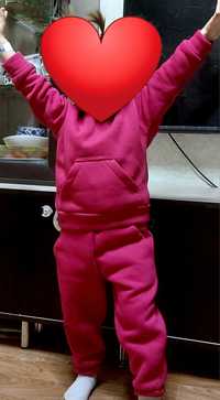 Детский спортивный розовый костюм