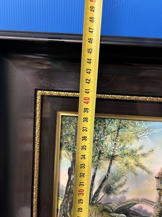 Картина-емайл на медна основа,Лимож,Франция