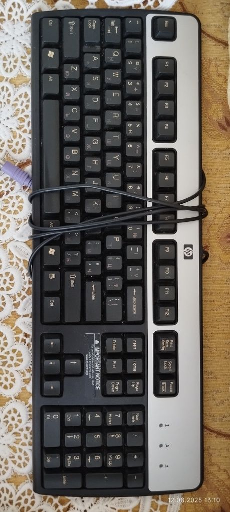 Клавиатура HP+мишка HP