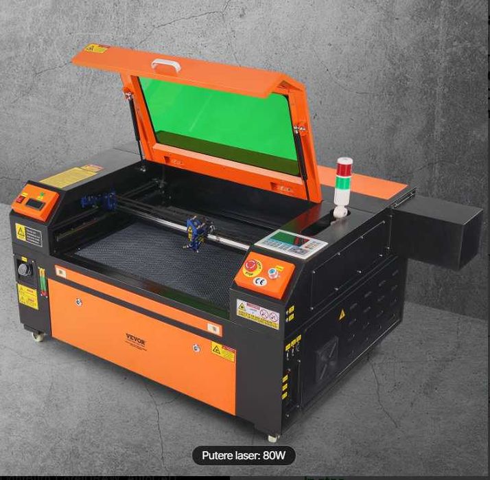 CO2 Laser 80W, 710x510mm, 500mm/s (19.7 IPS), tub 8000h - NOU