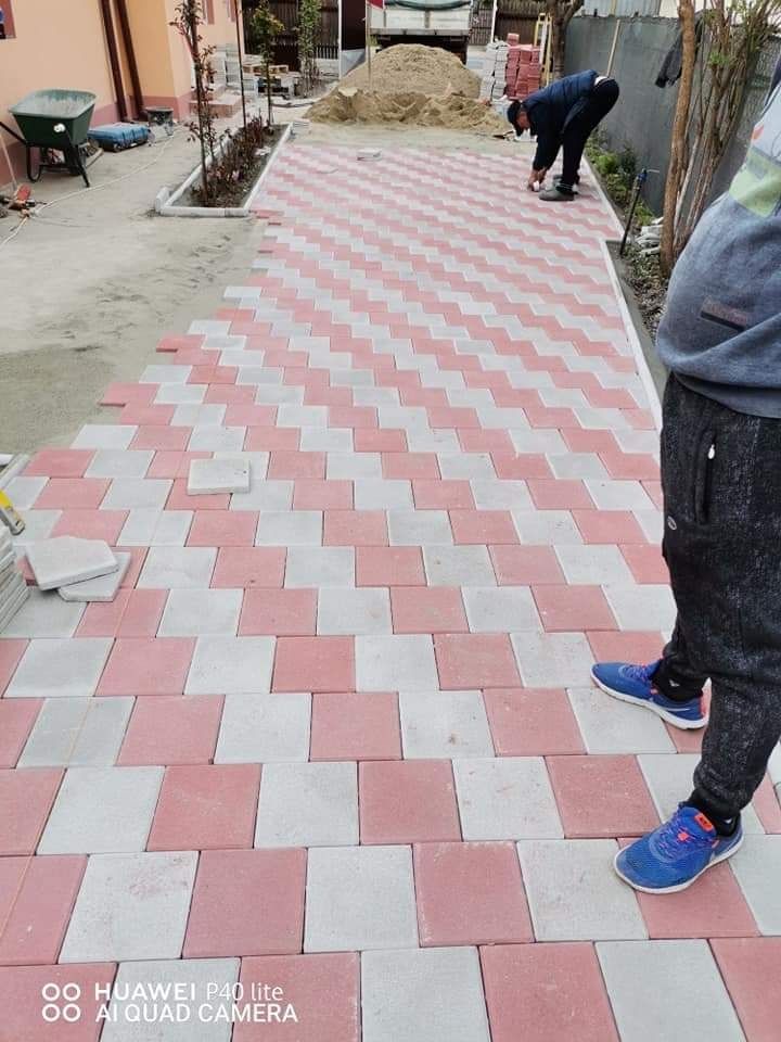 Pavaje din beton modele 20x10 Dale Pavele pentru gradina Montaj Transp