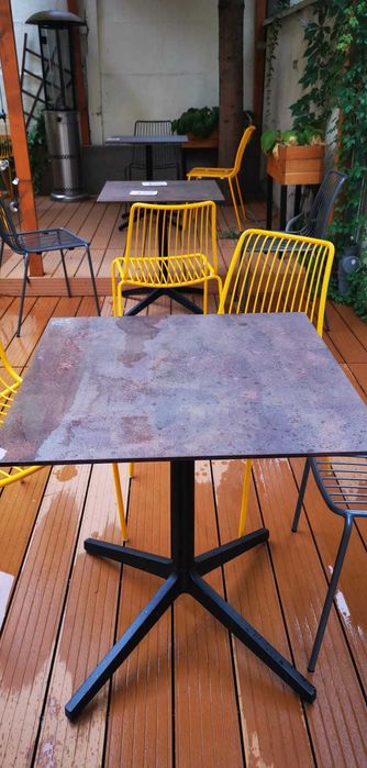 Set Mobilier Exterior – Scaune Pedrali Nolita & Mese Terasa Restaurant