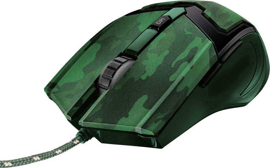 Геймърска мишка Trust GXT101D Gav Optical Jungle Camo