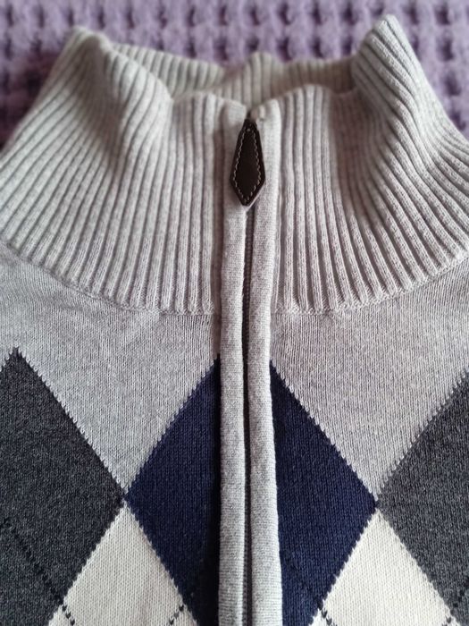 DRESSMANN L Half-Zip елегантен пуловер с поло-яка sweater pullover top