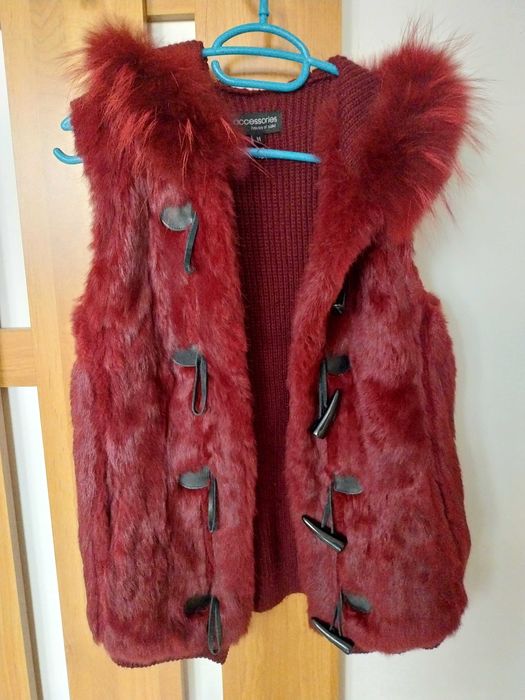 Естествена кожа елек София